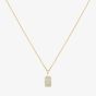 Ania Haie Sunny Sparkler 14ct Gold Plate Pave Pendant Necklace N064-01G