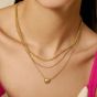 Ania Haie Sunny Sparkler 14ct Gold Plated Sweetheart Necklace N064-02G
