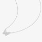Ania Haie Ripple Joy Silver Pave Butterfly Necklace N073-07H