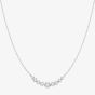 Ania Haie Sterling Silver Cubic Zirconia Graduated Arc Necklace N079-02H