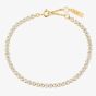 Ania Haie Chic Creator 14ct Gold Plated Bezel Set Cubic Zirconia Bracelet B058-06G