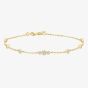 Ania Haie Miss Dainty 14ct Gold Plated Multi Cubic Zirconia Bracelet B065-03G