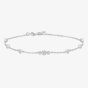 Ania Haie Miss Dainty Sterling Silver Multi Cubic Zirconia Bracelet B065-03H