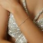 Ania Haie Miss Dainty Sterling Silver Multi Cubic Zirconia Bracelet B065-03H