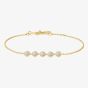 Ania Haie Miss Dainty 14ct Gold Plated Pave Multi Bead Bracelet B065-04G