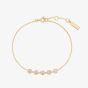 Ania Haie Miss Dainty 14ct Gold Plated Pave Multi Bead Bracelet B065-04G