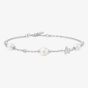Ania Haie Miss Dainty Sterling Silver Pearl Star Bracelet B065-05H