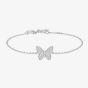 Ania Haie Sunny Sparkler Sterling Silver Pave Butterfly Bracelet B064-02H