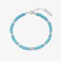 Ania Haie Chill Voyager Sterling Silver Lab Created Turqouise Beaded Bracelet B063-04H