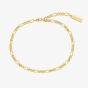 Ania Haie Chill Voyager 14ct Gold Plated Filia Curb Chain Bracelet B063-02G