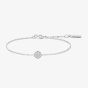 Ania Haie Luna Gaze Silver Cubic Zirconia Disc Bracelet B075-02H