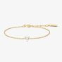 Ania Haie Starlit Drops Gold Plated Sparkle Heart Bracelet B074-01G