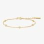 Ania Haie Starlit Drops Gold Plated Cubic Zirconia Bracelet B074-02G