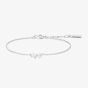 Ania Haie Starlit Drops Silver Shell Pearl Cluster Bracelet B074-03H