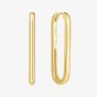 Ania Haie Vogue Maven 14ct Gold Plated Oversized U Shaped Hoop Earrings E062-07G