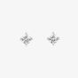 Ania Haie Heart Hunter Sterling Silver Cubic Zirconia Stud Earrings E057-01H