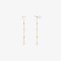 Ania Haie Luna Gaze Gold Plated Shell Pearl Drop Stud Earrings E075-11G