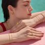 Ania Haie Tide Echo 14ct Gold Plated Reversible Puffy Huggie Hoop Earrings E072-04G