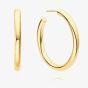Ania Haie Tide Echo 14ct Gold Plated Large Tube Hoop Earrings E072-12G
