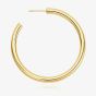 Ania Haie Tide Echo 14ct Gold Plated Large Tube Hoop Earrings E072-12G