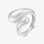 Ania Haie Vogue Maven Sterling Silver Crossover Ring R062-03H