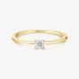 Ania Haie Sunny Sparkler 14ct Gold Plated Cubic Zirconia Stacking Ring R064-01G
