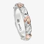 Clogau Silver Tree Of Life Band Ring 3SCTOLR