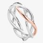 Clogau Eternal Love Weave Ring 3SCMG54