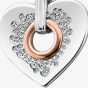 Clogau Cariad Sparkle Heart Pendant Necklace 3SCCP01