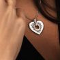 Clogau Cariad Sparkle Heart Pendant Necklace 3SCCP01