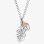 Clogau Royal Oak Leaf Pendant Necklace 3SROKDP