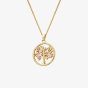 Clogau Tree Of Life 9ct Two Tone Tree Circle Necklace GTOL0015