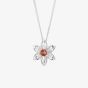 Clogau Daffodil Silver 9ct Rose Gold Flower Necklace 3SDP3