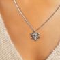 Clogau Daffodil Silver 9ct Rose Gold Flower Necklace 3SDP3
