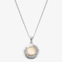 Clogau Sterling Silver Celebration Mother Of Pearl Topaz Pendant Necklace PACK-3SCEL986