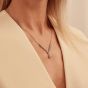 Clogau Two Colour Celebration Topaz Drop Necklace 3SCEL970