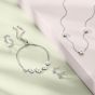 Clogau Two Colour Natures Wonder Forget Me Not Necklace 3SNWO960