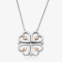 Clogau Tree of Life Sterling Silver Heart Necklace 3STOL0623