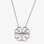 Clogau Tree of Life Sterling Silver Heart Necklace 3STOL0623