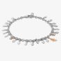 Clogau Silver 9ct Rose Gold Royal Clogau Oak Bracelet 3SOBR