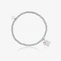 Clogau Affinity Paw Print White Topaz Bead Bracelet 3SAFF0224