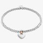 Clogau Cariad Silver Beaded Heart Affinity Bracelet 3SBB2S