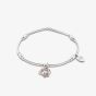 Clogau Always In My Heart Silver Topaz Heart Affinity Bracelet 3SAFF0361