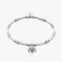 Clogau Silver 9ct Rose Gold Daffodil Affinity Bead Bracelet 3SBBR14S