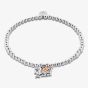 Clogau Welsh Dragon Silver 9ct Rose Gold Affinity Bead Bracelet 3SBB53S