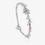 Clogau Awelon Two Tone Peridot Leaf Bracelet 3SABR