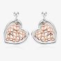 Clogau Welsh Royalty Heart Earrings 3SWHHE2