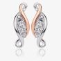 Clogau Past Present Future Silver Topaz Stud Earrings 3SPPFE