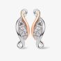 Clogau Past Present Future Silver Topaz Stud Earrings 3SPPFE