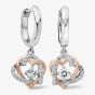 Clogau Forever Yours Heart Drop Earrings 3SAMH0094